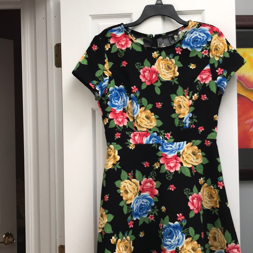 Black Floral Dress